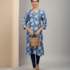 blue kurti